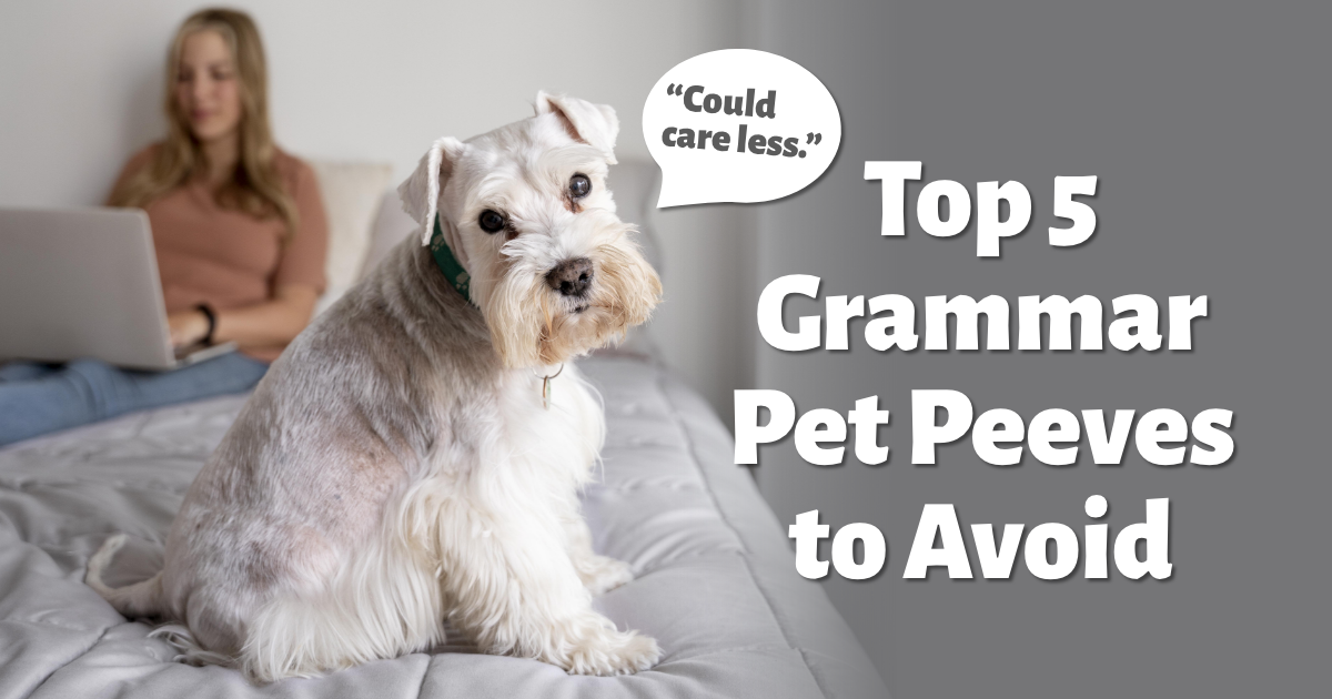 Top 5 Grammar Pet Peeves to Avoid Prestwick House
